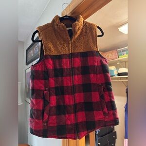 Maurice’s buffalo plaid vest